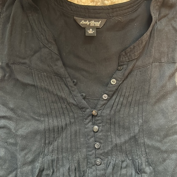 Lucky Brand black tank top size small great condition - Picture 2 of 3